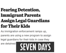Fearing detention, immigrant parents assign legal guardians for their kids